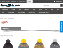 Tablet Screenshot of headznthreadz.com